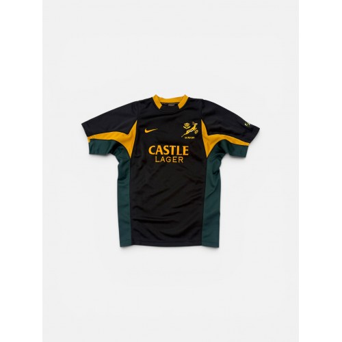 Nike South Africa Springboks Rugby Jersey M Μαύρη Αγωνιστική Μπλούζα
